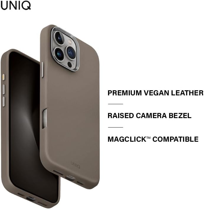 UNIQ LYDEN iPhone 15 Pro MagClick Case – Flint Grey UNIQ LYDEN iPhone 15 Pro MagClick Case – Flint Grey