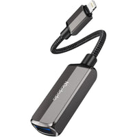 محول ماكدودو لايتنينج ٢ في ١ - USB-A ٣.٠ + منافذ لايتنينج