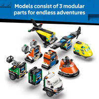 LEGO City طائرة وشاحنة وهوفر 60505 – 990 قطعة