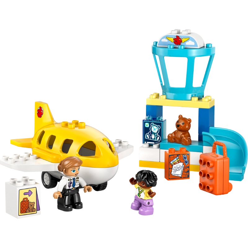 LEGO DUPLO أول رحلة للمطار 10443 – 23 قطعة