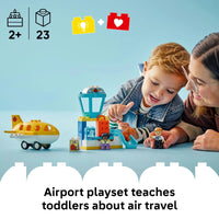 LEGO DUPLO أول رحلة للمطار 10443 – 23 قطعة