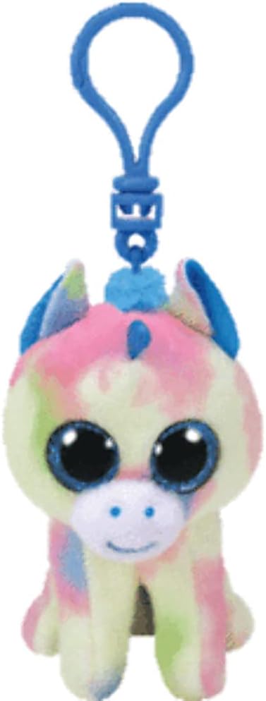 Beanie Boos Blitz - Blue Unicorn Plush Key Clip Toy