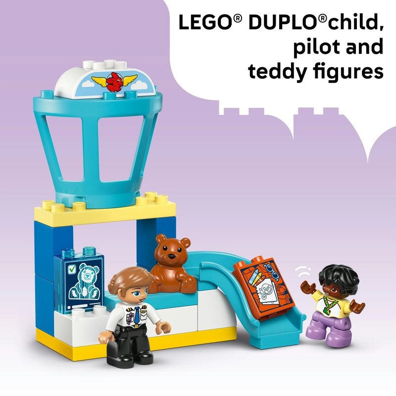LEGO DUPLO أول رحلة للمطار 10443 – 23 قطعة