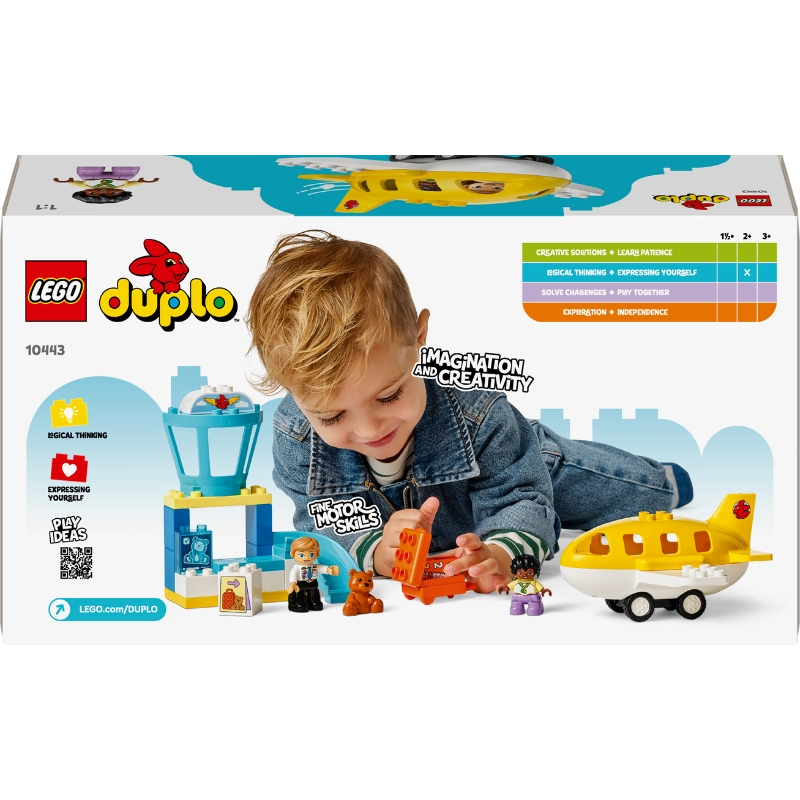 LEGO DUPLO أول رحلة للمطار 10443 – 23 قطعة
