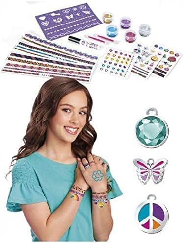 أظافر لامعة ووشوم للجسم من مجموعة Shimmer 'N Sparkle Glitter | متعة للأطفال أظافر لامعة ووشوم للجسم من مجموعة Shimmer 'N Sparkle Glitter | متعة للأطفال