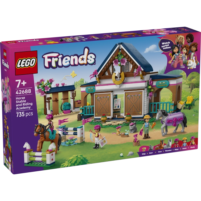 LEGO Friends إسطبل الخيول 42688 – 735 قطعة