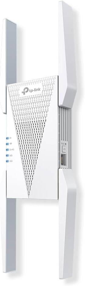 تي بي لينك AXE5400 موسع نطاق شبكة واي فاي 6E ثلاثي الموجات - أبيض