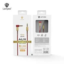 Lenyes AX-87 AUX Cable – 3.5mm Stereo Audio with Clean Sound Lenyes AX-87 AUX Cable – 3.5mm Stereo Audio with Clean Sound