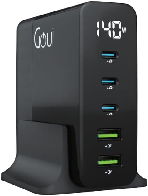 Goui GaN140 5 Port Desktop Charger Goui GaN140 5 Port Desktop Charger