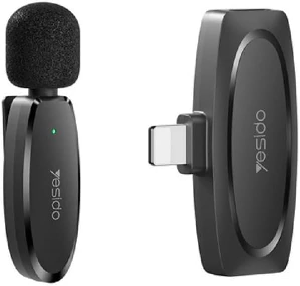 YESIDO KR12 Wireless Microphone with Lightning Connector YESIDO KR12 Wireless Microphone with Lightning Connector