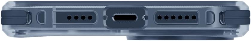 غطاء iPhone 15 Pro UNIQ COMBAT MagClick – أزرق دخاني