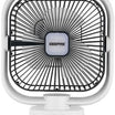Geepas 8" Rechargeable Oscillating Table Fan with 2-in-1 LED Light, GF21122