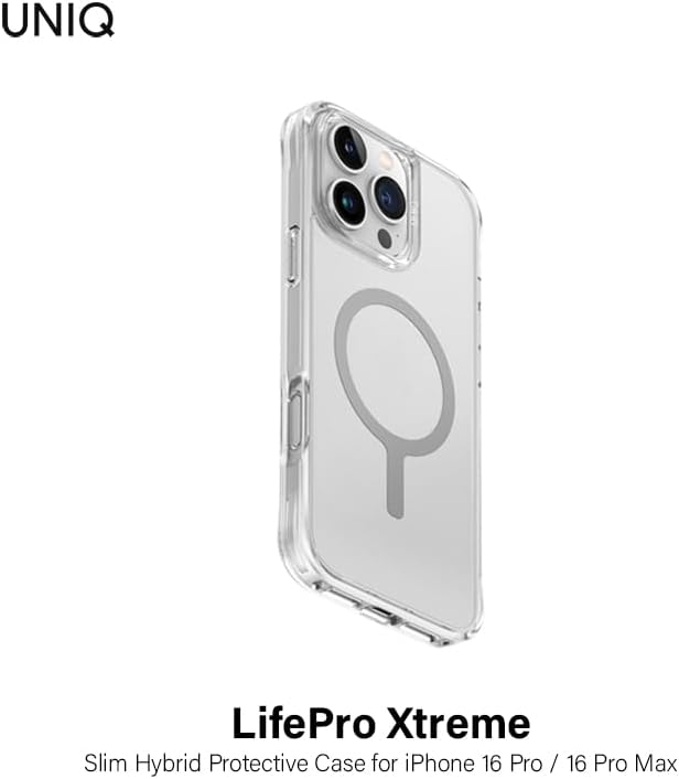 غطاء UNIQ HYBRID iPhone 16 Pro MagClick LifePro Xtreme – Tinsel