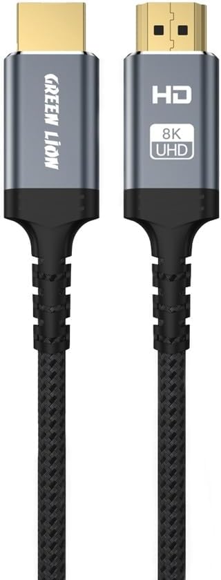 Green Lion 8K HDMI to HDMI Cable 2M - Black Green Lion 8K HDMI to HDMI Cable 2M - Black