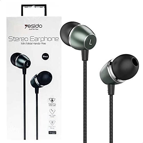 Yesido YH-22 Stereo Earphones | Noise Cancelling & Microphone