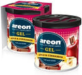 معطر هواء جل للسيارة من AREON GCK16 برائحة تدوم طويلاً للسيارة أو المنزل 