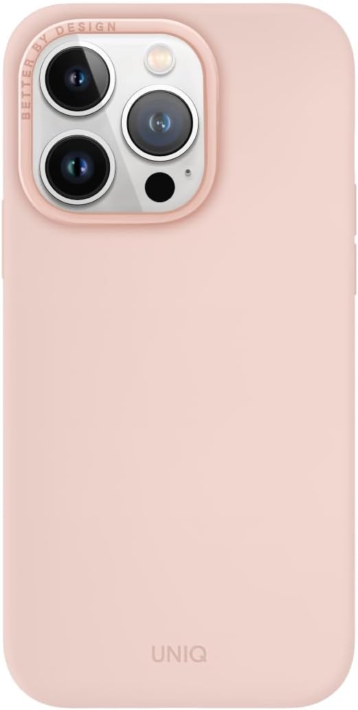 غطاء UNIQ HYBRID لهاتف iPhone 15 Pro – MagClick – Blush Pink