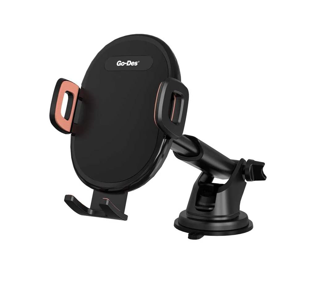 Go-Des 2 In 1 Mini Foldable Car Mount Mobile Phone Holder AutoTightening Kickstand Go-Des 2 In 1 Mini Foldable Car Mount Mobile Phone Holder AutoTightening Kickstand