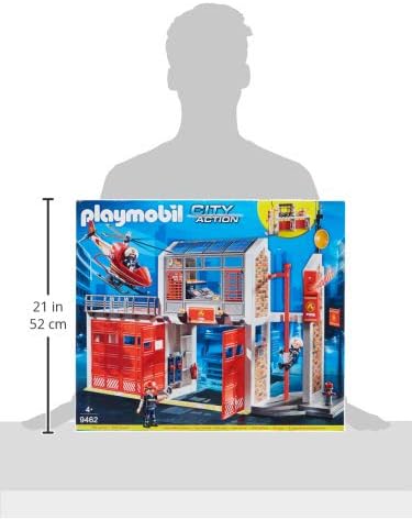 Playmobil Fire Station - Firefighting Playset for Kids