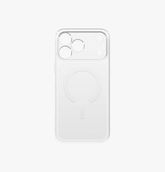 UNIQ Hybrid iPhone 17 Pro MagClick Charging AirSuit - Glossy Clear/White