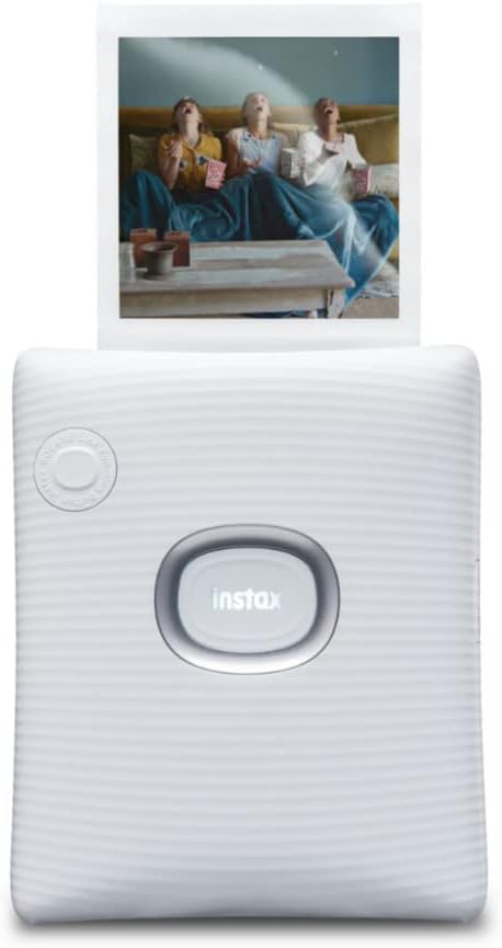 مجموعة طابعة فوجي فيلم Instax Square Link Wide Instant Printer مع فيلم كاميرا Instax One Pack 20-Exposures (3 عناصر)