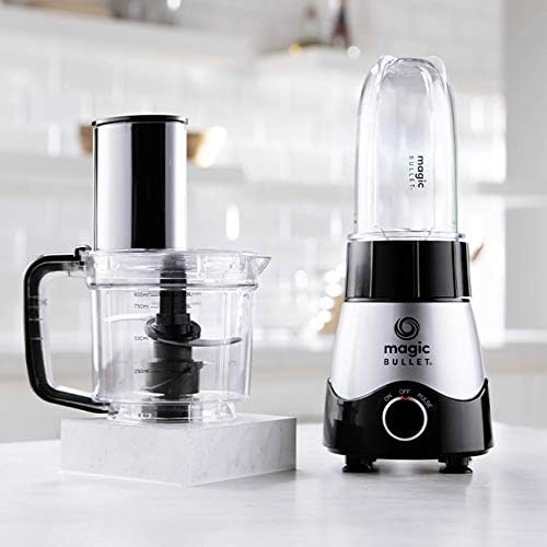 Magic Bullet 400W Mixer System with Nutrient Extractor 10 Pcs - Silver