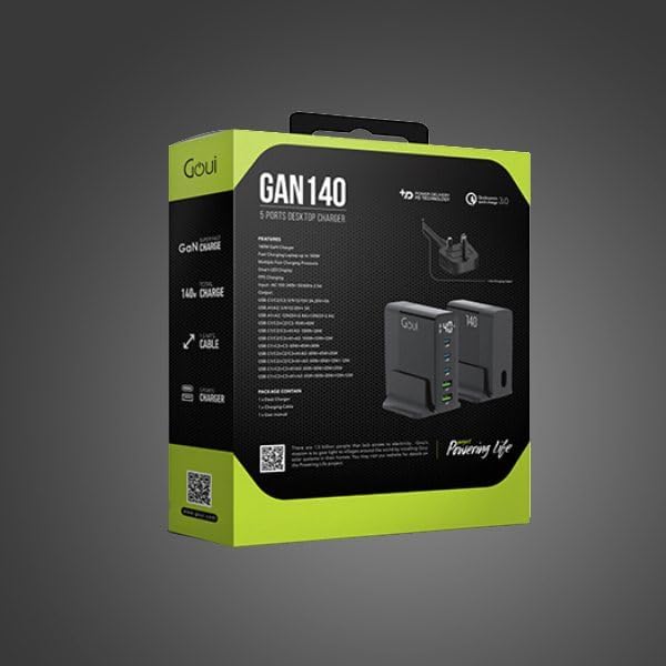 Goui GaN140 5 Port Desktop Charger Goui GaN140 5 Port Desktop Charger