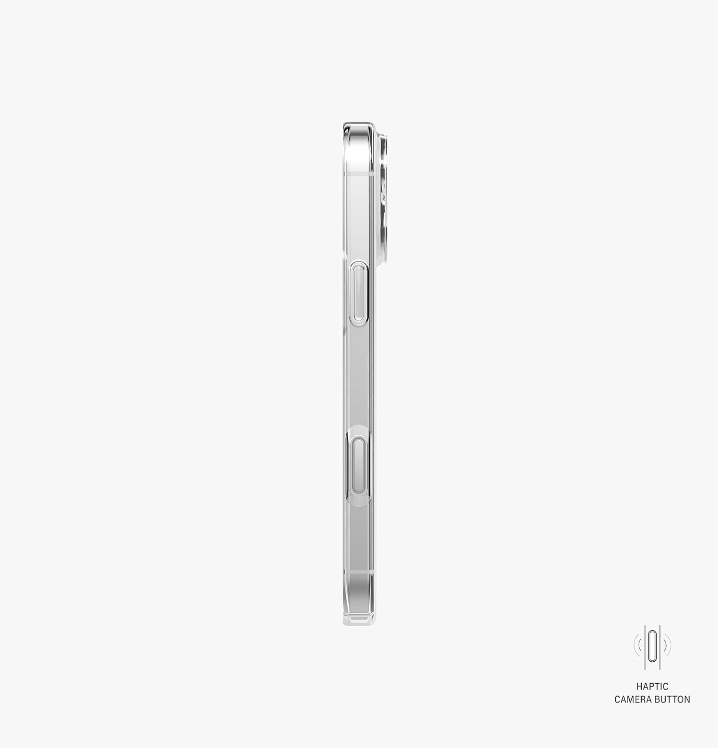 UNIQ Hybrid iPhone 17 Pro MagClick Charging AirSuit - Glossy Clear/White UNIQ Hybrid iPhone 17 Pro MagClick Charging AirSuit - Glossy Clear/White