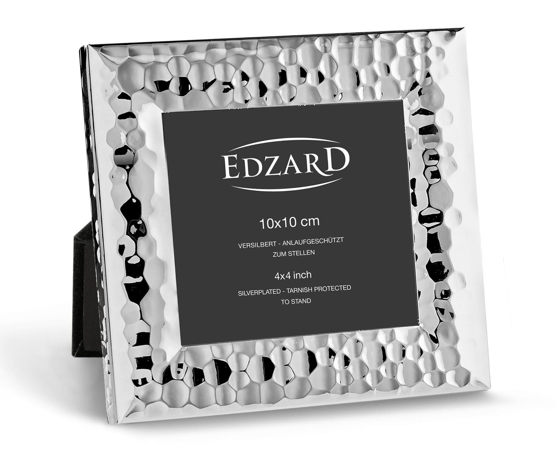 Edzard Gubbio Silver-Plated Photo Frame 10×10cm - Elegant