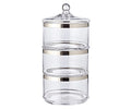 Edzard Vigo 3-Tier Crystal Glass Stand 40cm - Elegant & Luxury