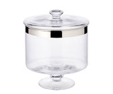 Edzard Erik 19cm Crystal Glass Jar with Lid - Elegant & Luxury