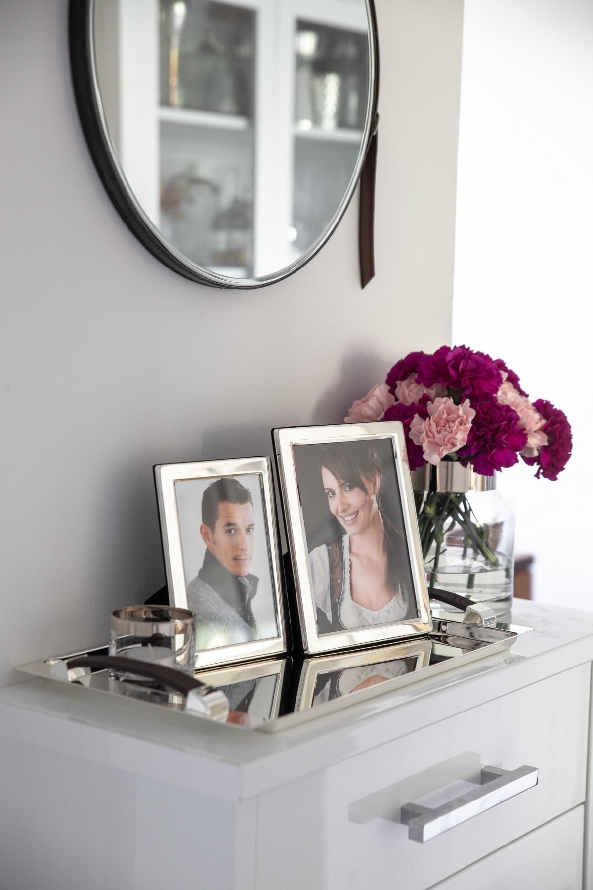 Edzard Salerno Silver-Plated Photo Frame 13×18cm - Elegant Edzard Salerno Silver-Plated Photo Frame 13×18cm - Elegant