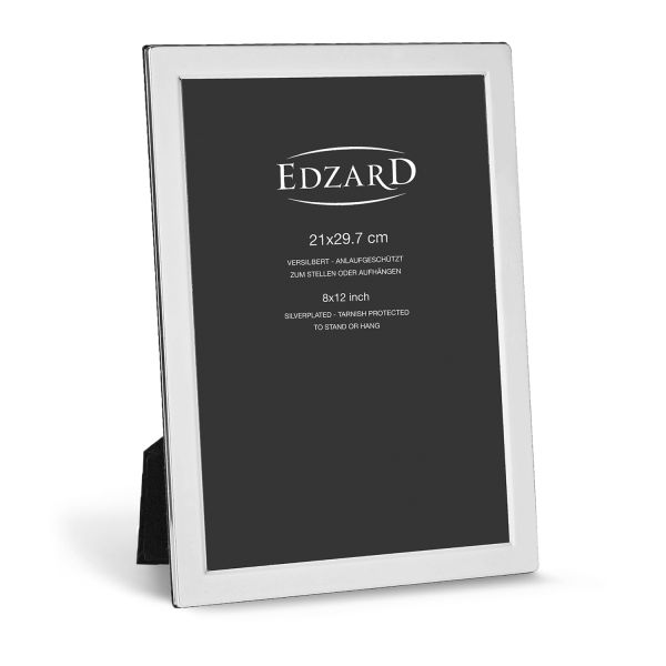 Edzard Salerno Silver-Plated Photo Frame 20×30cm - Elegant Edzard Salerno Silver-Plated Photo Frame 20×30cm - Elegant