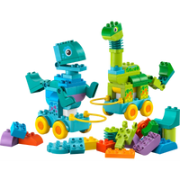 LEGO DUPLO ديناصورات بعجلات 10451 – 108 قطعة