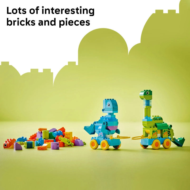 LEGO DUPLO ديناصورات بعجلات 10451 – 108 قطعة