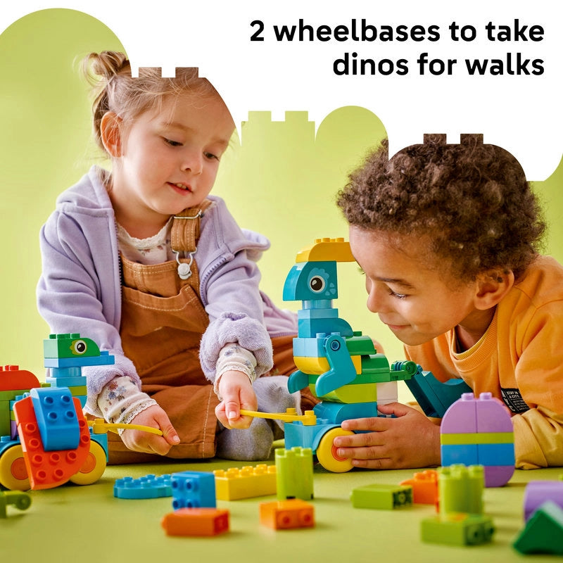 LEGO DUPLO ديناصورات بعجلات 10451 – 108 قطعة
