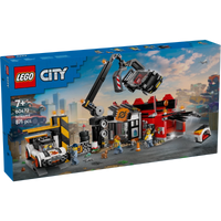 LEGO City Scrap Yard with Cars – 871 Pieces | Set 60472