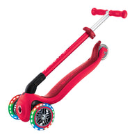 Globber Primo Foldable Lights Red