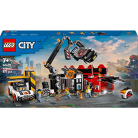 LEGO City Scrap Yard with Cars – 871 Pieces | Set 60472