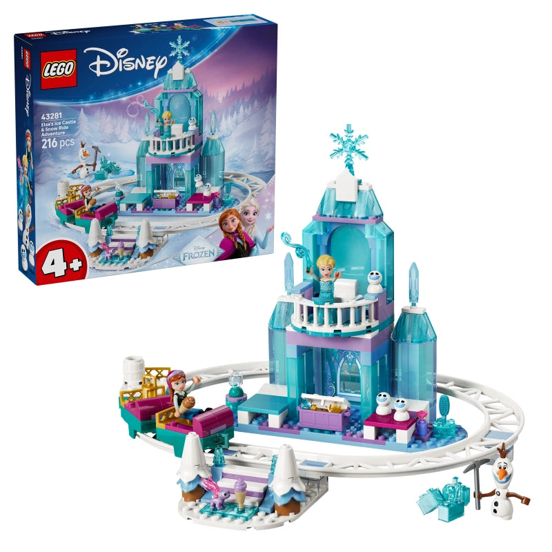 LEGO Disney قلعة إلسا الجليدية 43281 – 216 قطعة