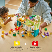 LEGO DUPLO 3 in 1 Modern Family House with Figures – 166 Pieces | Set 10470