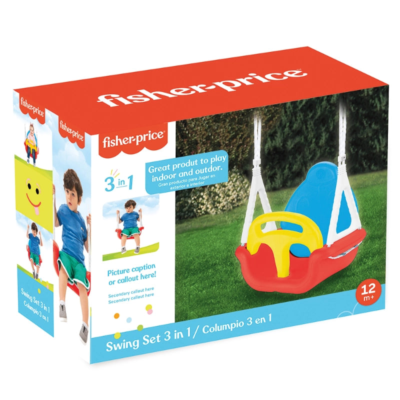 Fisher-Price Swing Seat by Dolu – 3-in-1 Outdoor & Indoor Baby Swing