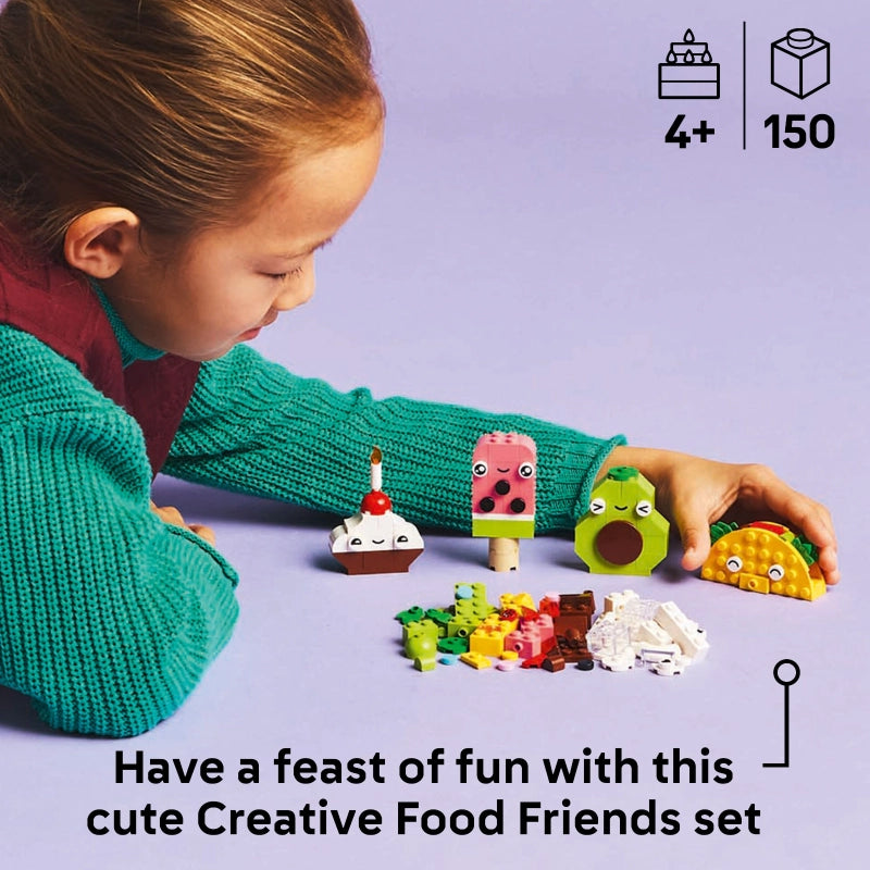 LEGO Classic Creative Food Friends – 150 Pieces | Set 11039