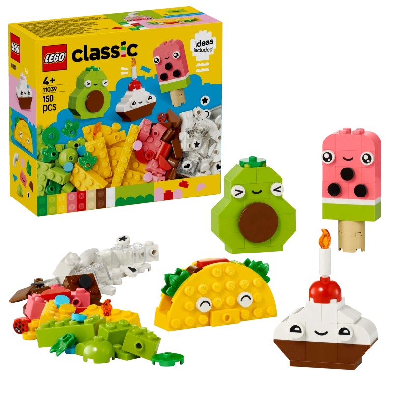 LEGO Classic Creative Food Friends – 150 Pieces | Set 11039