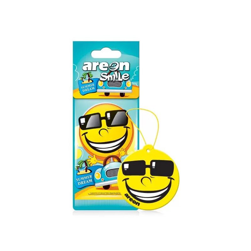 Areon Perfume Face Smile | Adorable Freshness for Your Car