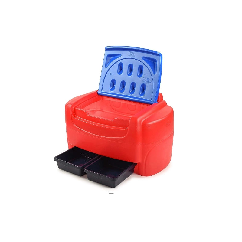 Little Tikes صندوق تخزين ألعاب للأطفال مع سلال