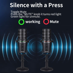 Jmary MC-PW12 Mic – XLR & USB, Cardioid, Plug & Play Jmary MC-PW12 Mic – XLR & USB, Cardioid, Plug & Play