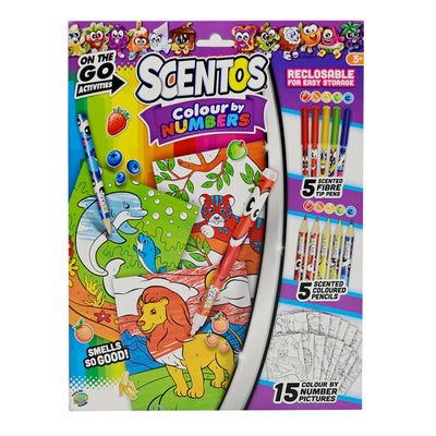 Scentos On The Go – مجموعة تلوين بالأرقام للأطفال