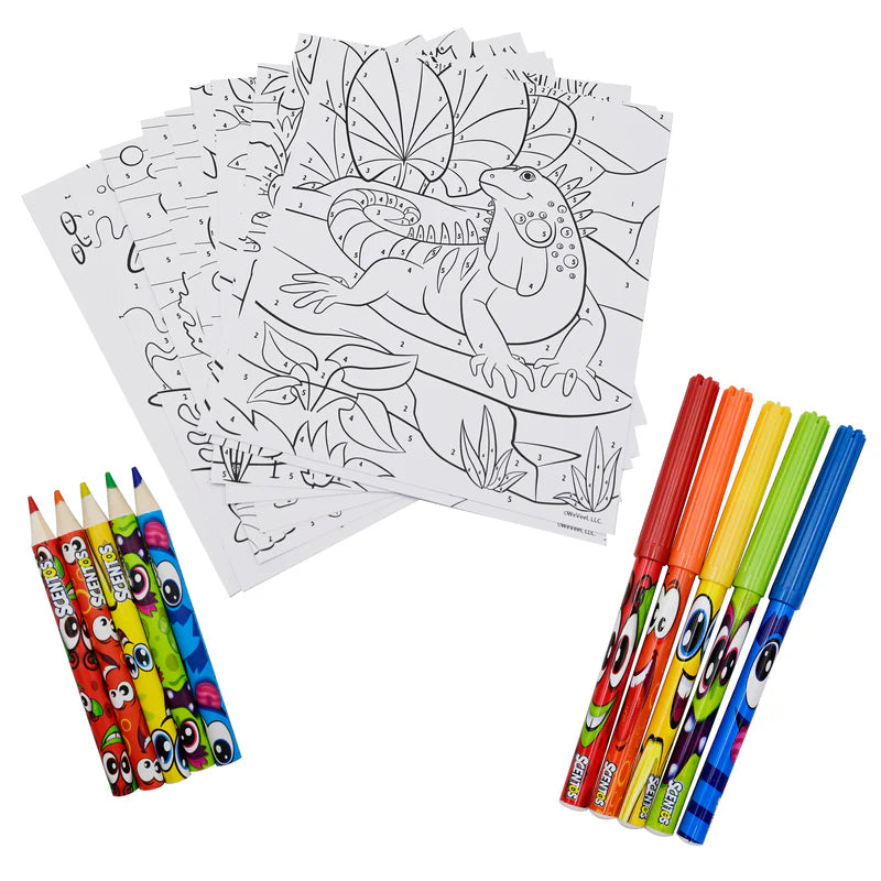 Scentos On The Go Activity Set COLOUR BY NUMBERS