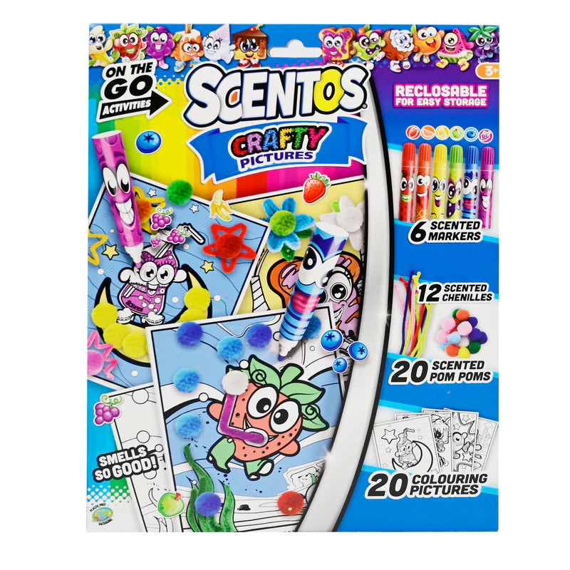 Scentos On The Go Activity Set CRAFTY PICTURES